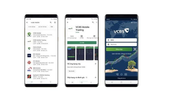 App đầu tư tài chính VCBS