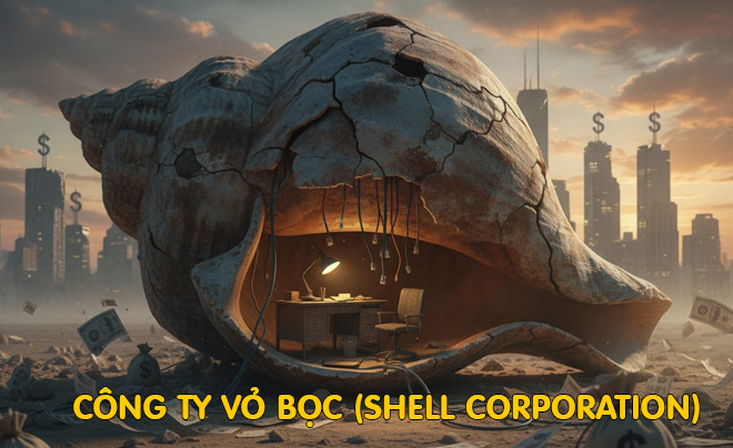 Bản chất công ty vỏ bọc chỉ là một cái vỏ rỗng, không hoạt động thực sự - TOPI