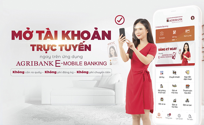 Cách mở tài khoản và thẻ ATM không cần ra ngân hàng