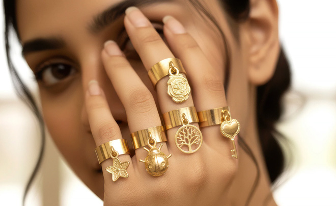 Chất liệu lõi, độ dày lớp phủ vàng và thiết kế ảnh hưởng tới giá nhẫn - TOPI