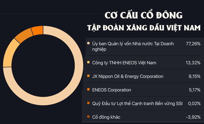 cổ đông của Tập đoàn Xăng dầu Việt Nam