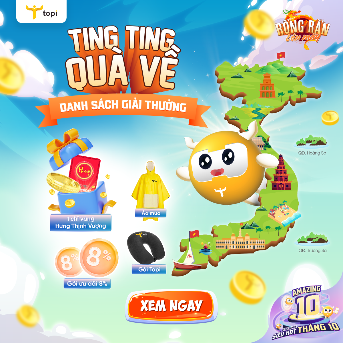 Công bố minigame Topi