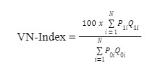 Công thức tính vn-index
