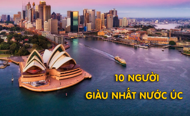 Danh sách 10 tỷ phú giàu nhất Australia - TOPI