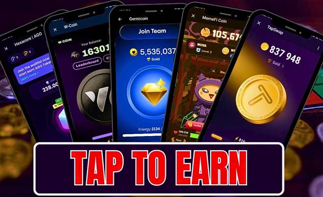 Game tap to earn