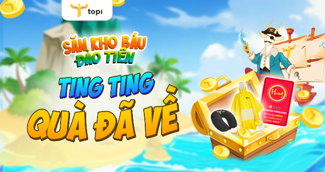 Công bố danh sách trúng thưởng minigame săn kho báu đảo tiên