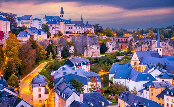 Luxembourg dẫn đầu