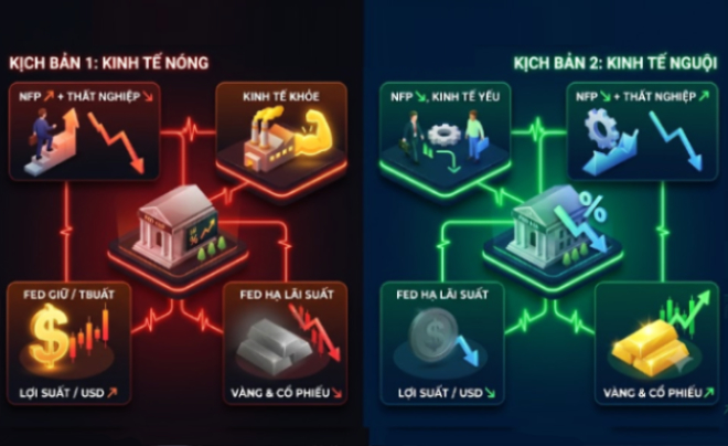 Mối quan hệ giữa NFP và thị trường - TOPI