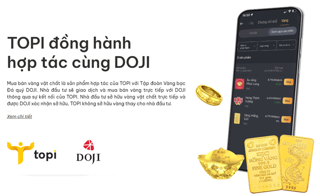 Mua bán vàng trực tuyến - Đầu tư vàng theo diễn biến thị trường