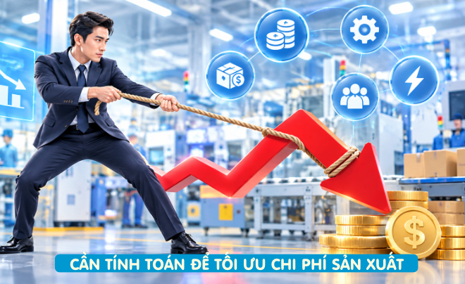 Nắm được cách tính toán giúp doanh nghiệp tối ưu chi phí sản xuất - TOPI