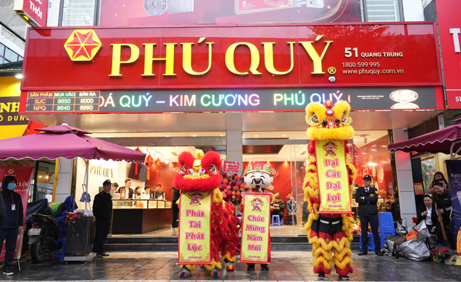 Phú Quý là thương hiệu vàng bạc nổi tiếng tại Việt Nam - TOPI