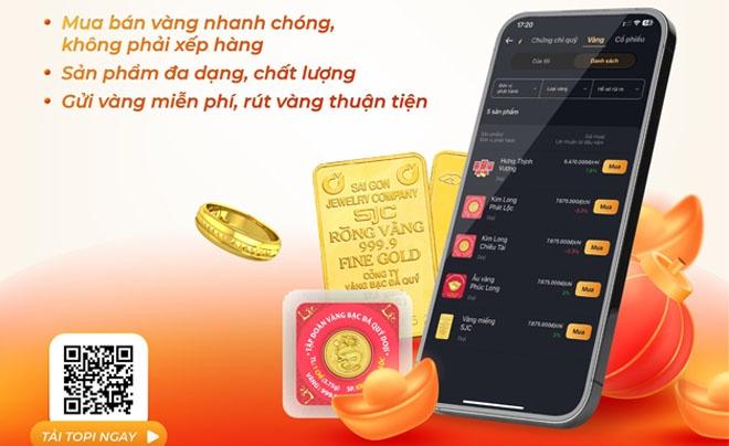 Tải Topi - App mua vàng eGold trực tuyến