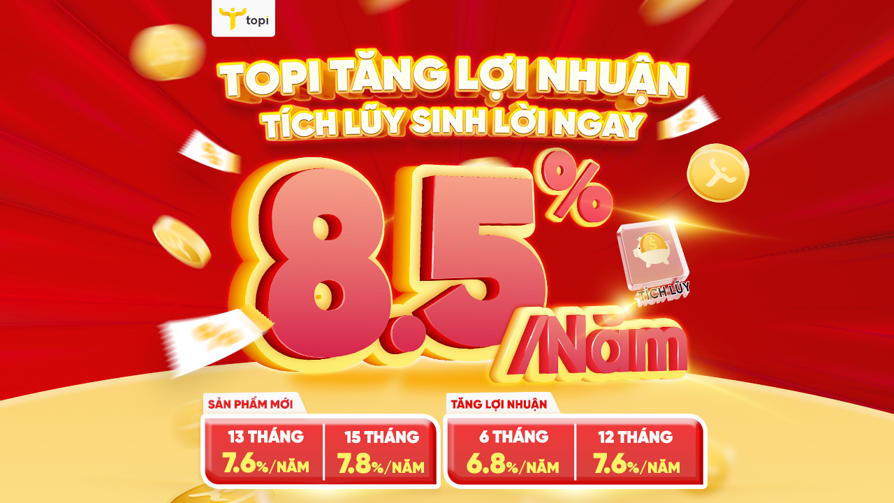 TOPI CẬP NHẬT LỢI NHUẬN SẢN PHẨM TÍCH LŨY TỪ NGÀY 23/10