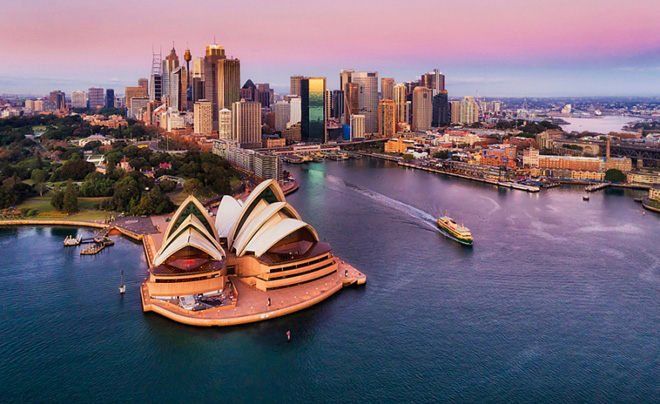 Úc (Australia) chiếm hạng 9 trong 10 nước giàu nhất thế giới
