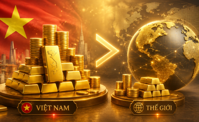 Vì sao giá vàng trong nước luôn cao hơn giá thế giới? - TOPI