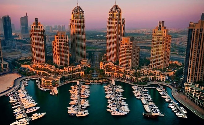 Bất động sản sang trọng cùng cảng du thuyền tại Dubai - TOPI