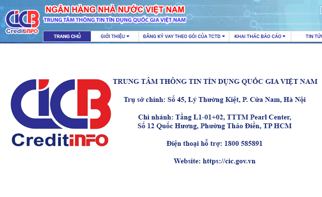 CIC là tổ chức thu thập và đánh giá uy tín tín dụng của các các nhân và tổ chức - TOPI