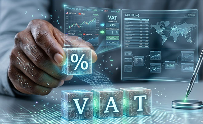 Có 3 mức thuế suất VAT chính và mức giảm thuế đến hết năm 2026 - TOPI