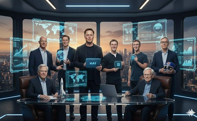 Danh sách 10 tỉ phú giàu nhất Hoa Kỳ năm 2026 - TOPI