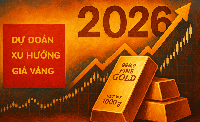 Dự báo giá vàng năm 2026 từ các chuyên gia - TOPI