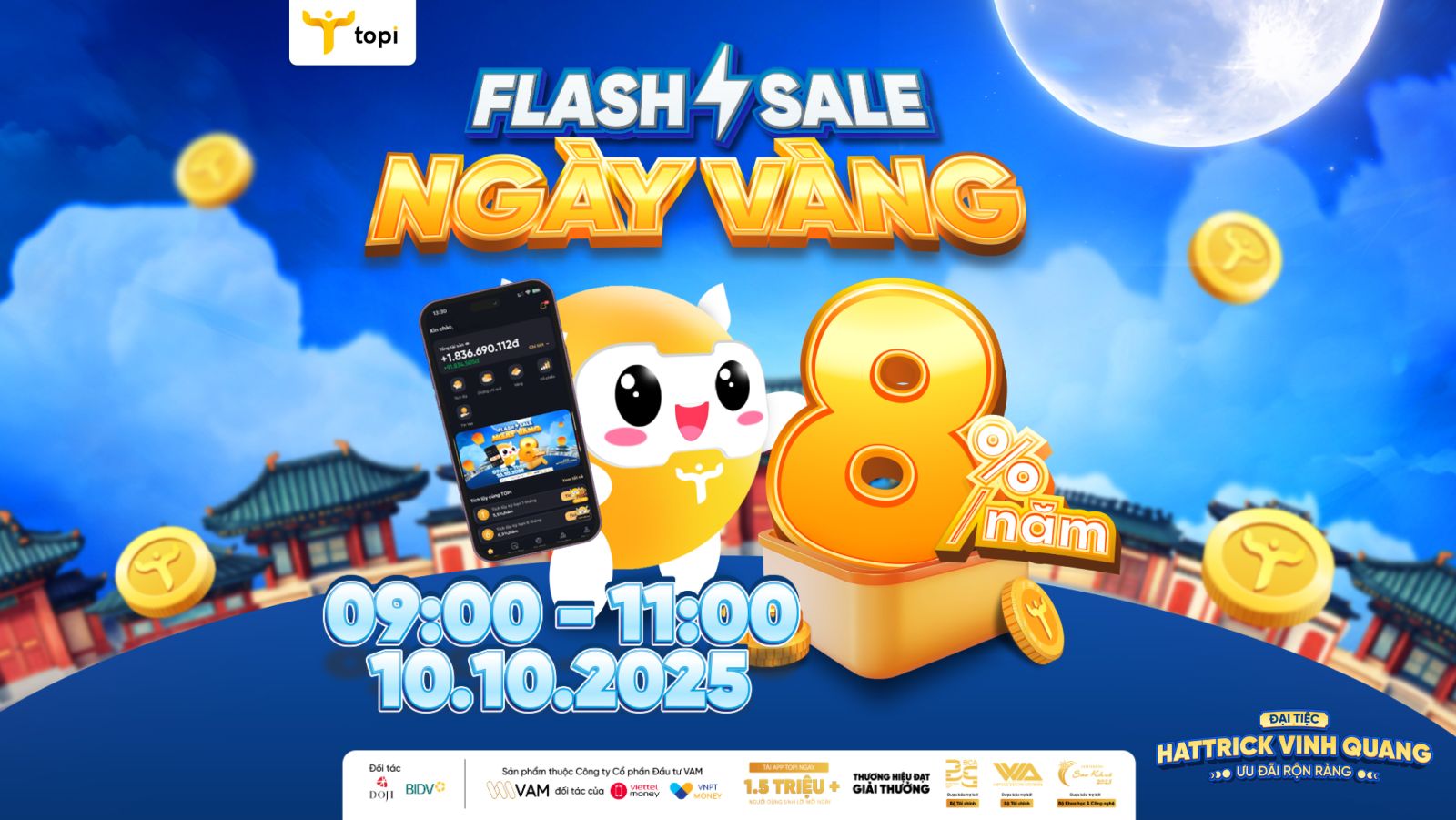 FLASH SALE NGÀY VÀNG - NẮM TRỌN ƯU ĐÃI 8%/NĂM