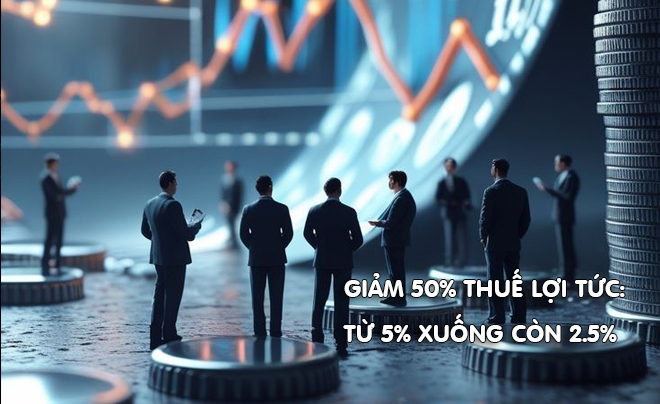 Giảm 50% thuế lợi tức chứng chỉ quỹ - TOPI