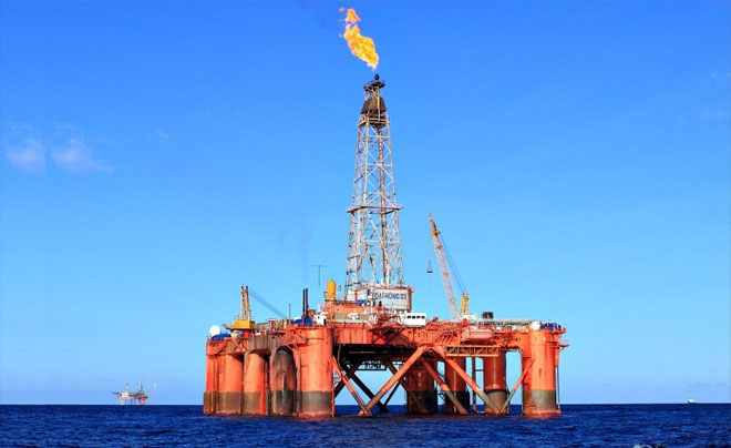 Giàn Đại Hùng 01 thuộc mỏ dầu Đại Hùng - TOPI