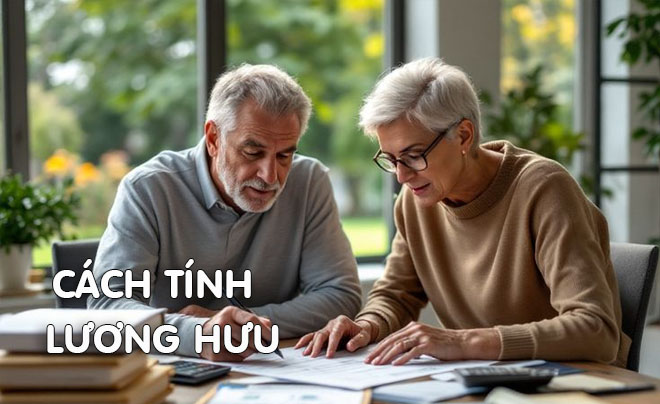 Hướng dẫn cách tính lương hưu nhận được hàng tháng - TOPI