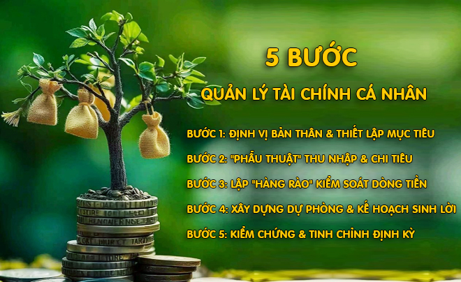 Lộ trình 5 bước quản lý tài chính cá nhân cho người trẻ - TOPI