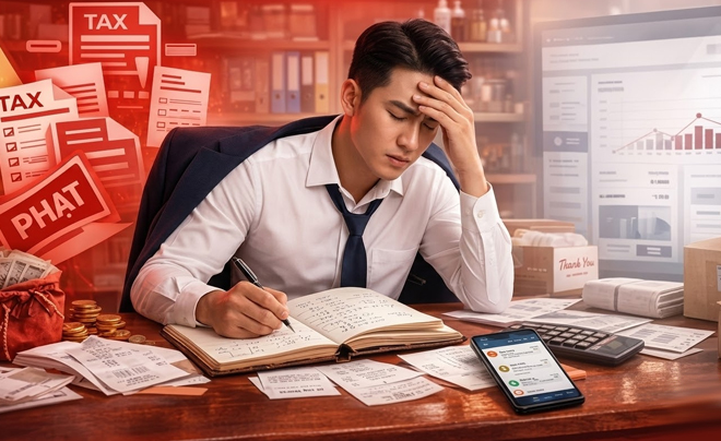 Mức xử phạt cho hành vi chậm quyết toán, nộp thuế TNCN - TOPI