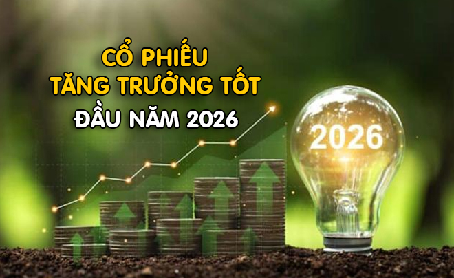 Những cổ phiếu nào tăng trưởng tốt giai đoạn đầu năm 2026?