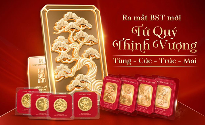 Những sản phẩm vàng 24k được ưa chuộng của Bảo Tín Mạnh Hải - TOPI