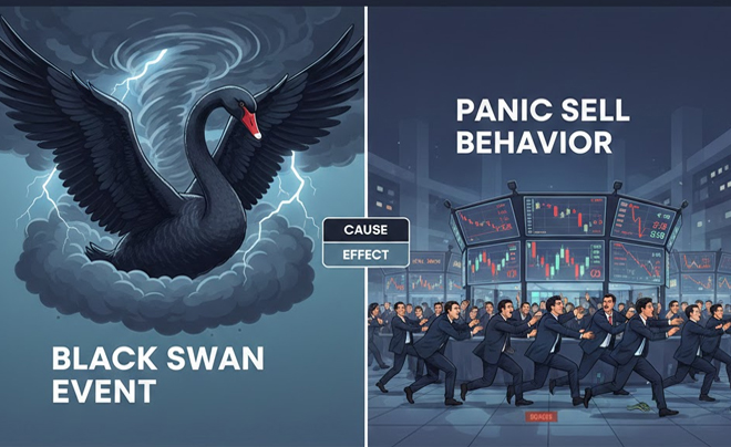 Panic Sell là hệ quả tất yếu khi sự kiện Black Swan diễn ra