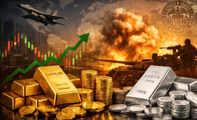 Thị trường vàng biến động mạnh trong năm vừa qua - TOPI