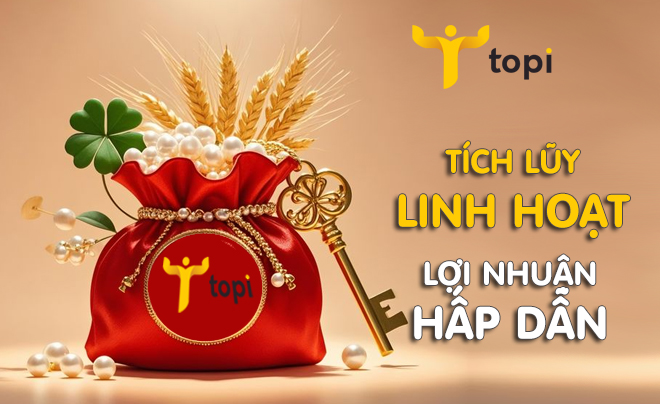 Tích lũy TOPI giúp tiền nhàn rỗi sinh sôi hiệu quả - TOPI