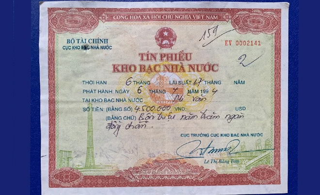 Tín phiếu kho bạc do Kho bạc Nhà nước phát hành - TOPI