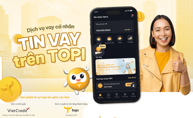 Tin Vay - ứng dụng cho vay online uy tín năm 2026 - TOPI