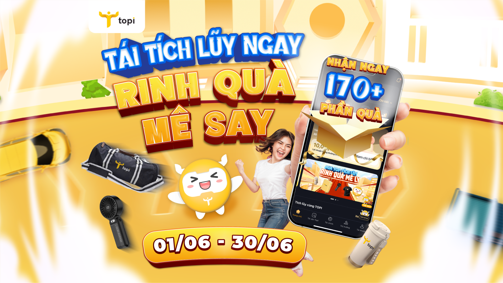 Tái Tích Lũy Tháng 6/2025 - TOPI
