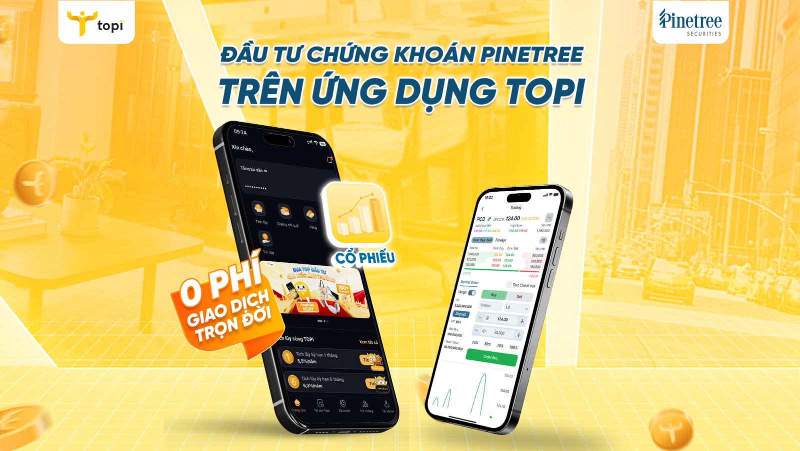 Pinetree chính thức có mặt trên TOPI
